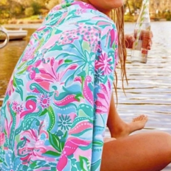 Lilly Pulitzer Other - 🔅 Lilly Pulitzer lounge towel 40x72 large pool beach summer fun floral ➿